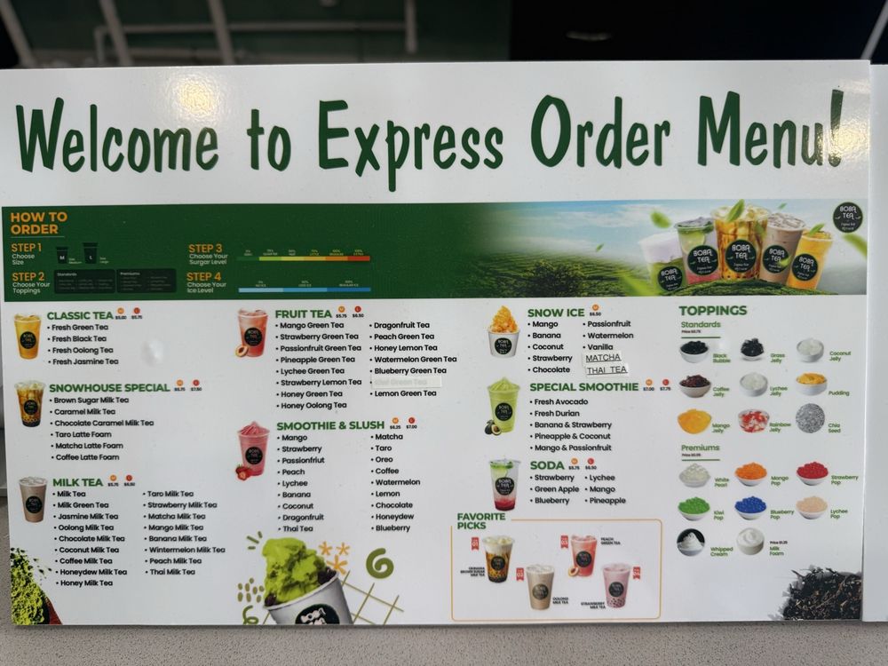 Boba Tea & Snow Ice House Logo