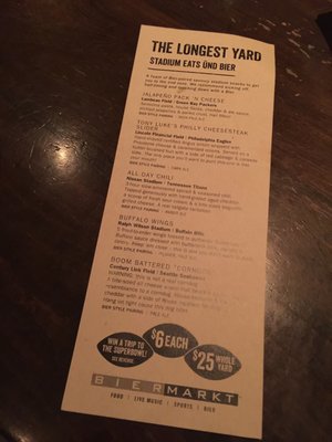 Menu photo 6 Bier Markt Ottawa, ON