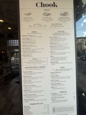 Menu photo 1 Chook Chicken Denver, CO