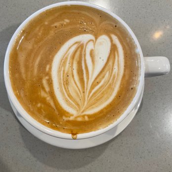 Sola Coffee Cafe - Maple Cinnamon Latte with Oat Milk - Coffee & Tea Near Me - Raleigh, North Carolina