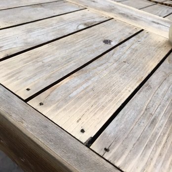 QuickFire Pizza - Wish the tables were stained and sealed! - Pizza Near Me - Stillwater, Minnesota QuickFire Pizza - Wish the tables were stained and sealed! - Pizza Near Me - Stillwater, Minnesota