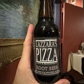 Lazzara's Pizza - Amazing root beer. I wish this stuff was in stores. - Pizza Near Me - New York, New York Lazzara's Pizza - Amazing root beer. I wish this stuff was in stores. - Pizza Near Me - New York, New York