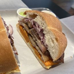 Chicharron sandwich Chicharron sandwich