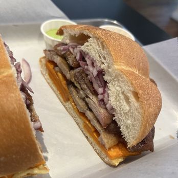 Sangucheria - Chicharron sandwich - Sandwiches Near Me - San Diego, California Sangucheria - Chicharron sandwich - Sandwiches Near Me - San Diego, California