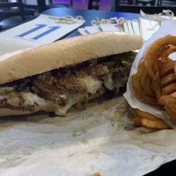ITSO Vegan - The hubs' "Vhilly" Cheesesteak with seasoned fries - Vegan Near Me - Grand Prairie, Texas