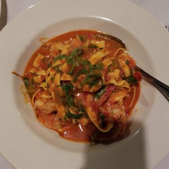 EVOO & Lemon - Fresh linguini pasta and jumbo shrimp! - Mediterranean Near Me - Millburn, New Jersey