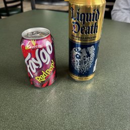 Drinks from the cooler Drinks from the cooler
