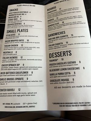 Menu photo 2 Vex Bar Forest Grove, OR Menu photo 2 Vex Bar Forest Grove, OR