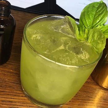 Medina Cafe - TwoOneTwo- Gin, Green Chartreuse, Elderflower, Lemon, Basil - Breakfast & Brunch Near Me - Vancouver, British Columbia Medina Cafe - TwoOneTwo- Gin, Green Chartreuse, Elderflower, Lemon, Basil - Breakfast & Brunch Near Me - Vancouver, British Columbia