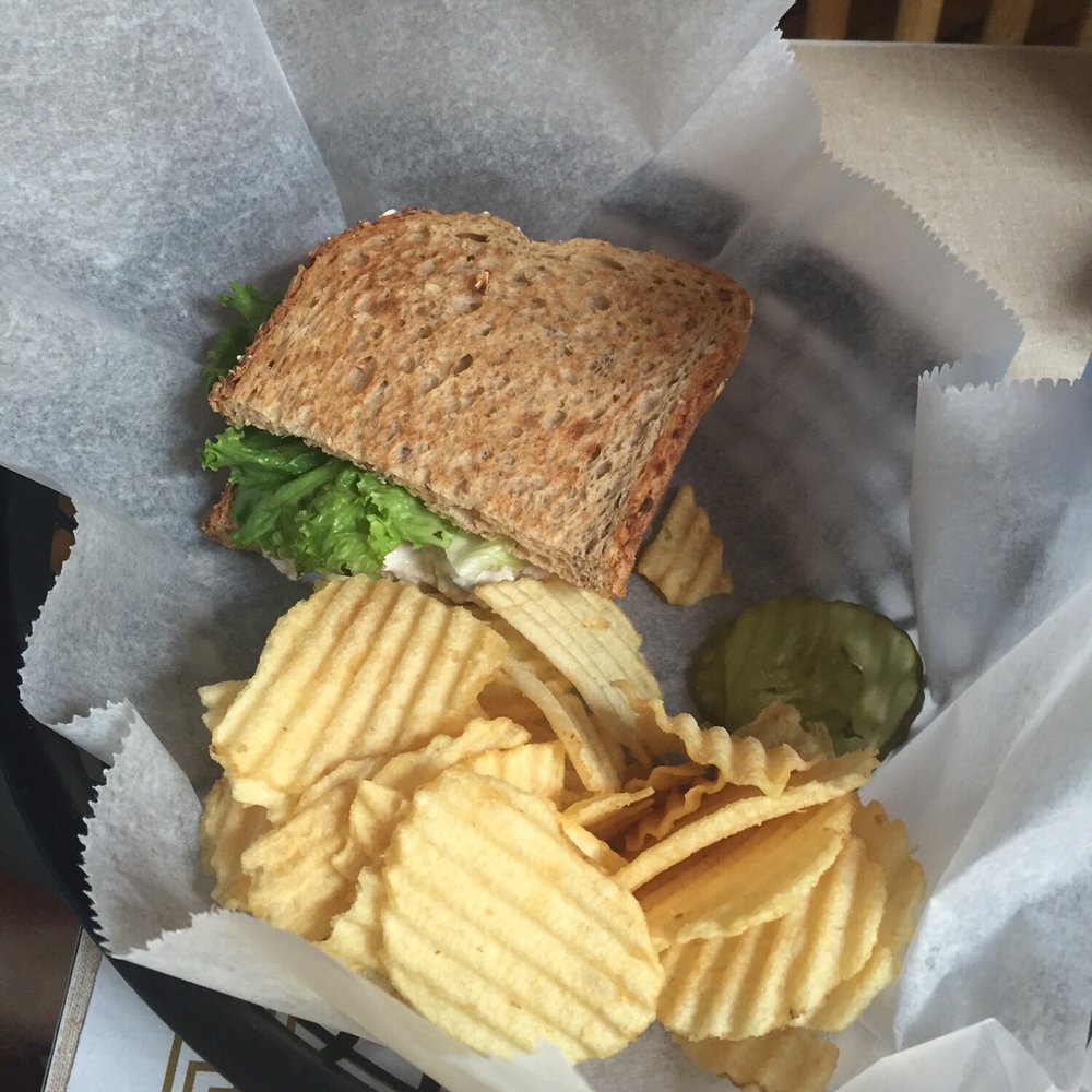Rizz's - Famous chicken salad sandwich on homemade sunflower bread, very good! - Delis Near Me - Uniontown, Pennsylvania Rizz's - Famous chicken salad sandwich on homemade sunflower bread, very good! - Delis Near Me - Uniontown, Pennsylvania
