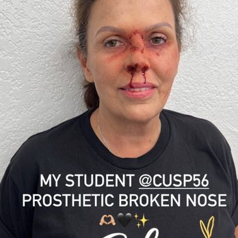 Glow Makeup Academy - Prosthetics - Broken Nose - Makeup Artists Near Me - Downey, California Glow Makeup Academy - Prosthetics - Broken Nose - Makeup Artists Near Me - Downey, California