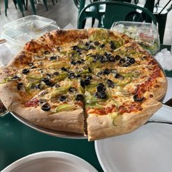 First Bank of Pizza & Pastry - On the Veg if Your Seat Pizza