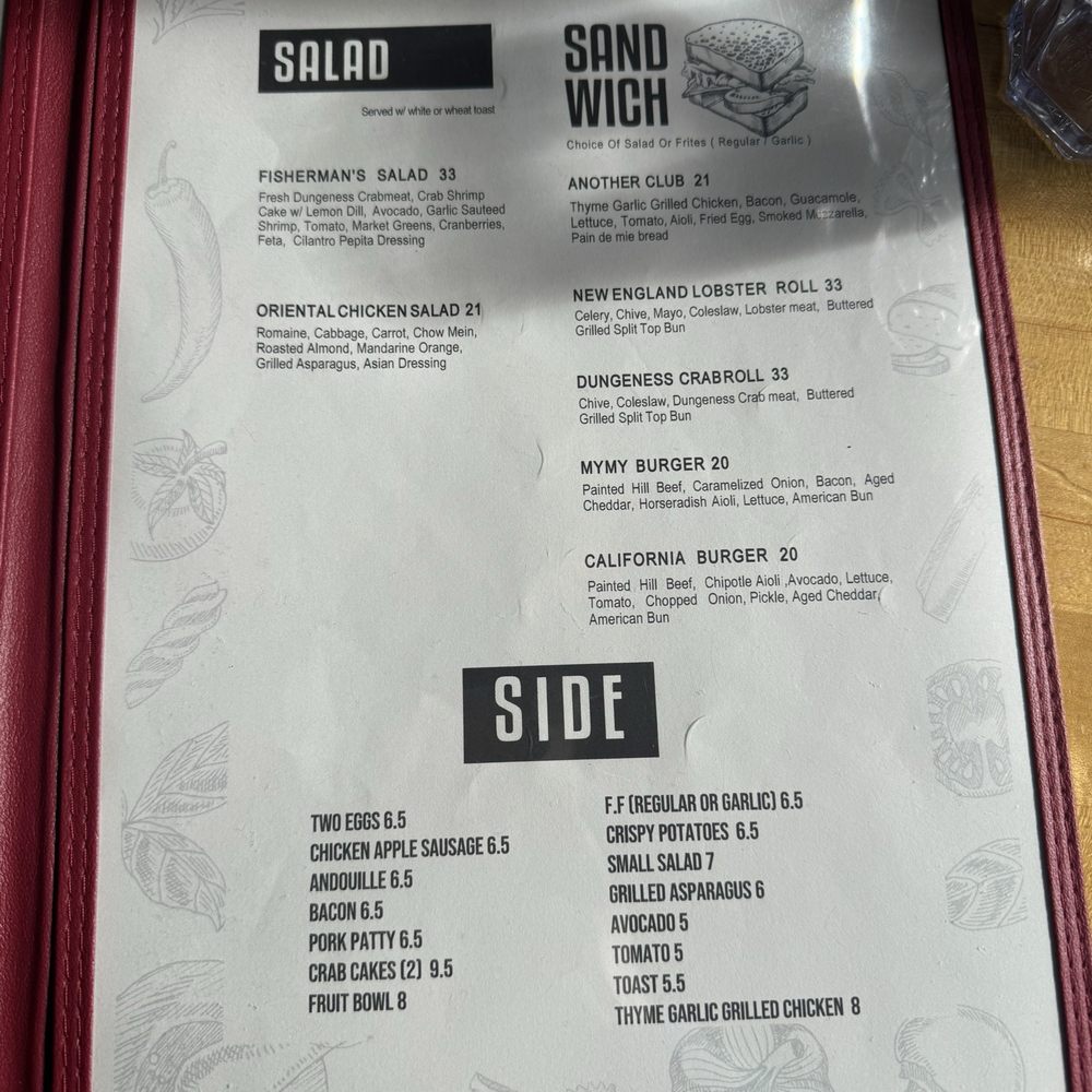 Mymy - Menu - Breakfast & Brunch Near Me - San Francisco, California Mymy - Menu - Breakfast & Brunch Near Me - San Francisco, California