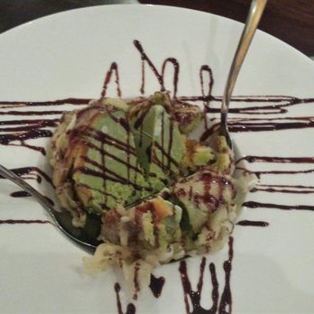 Kumo Sushi - Tempura green tea ice cream - omg one of my favorite dessert of all times! - Japanese Near Me - Herndon, Virginia Kumo Sushi - Tempura green tea ice cream - omg one of my favorite dessert of all times! - Japanese Near Me - Herndon, Virginia