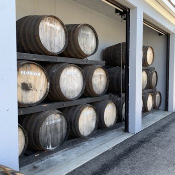 Hillrock Estate Distillery - barrels stacked in a row - Distilleries Near Me - Ancram, New York