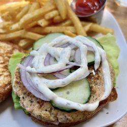 Bar Bantam - Salmon Burger