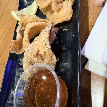 Sushi & Shabu Time - Fried chicken skin with hot honey - Sushi Bars Near Me - Las Vegas, Nevada