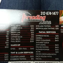 Threading Zone - Services offered