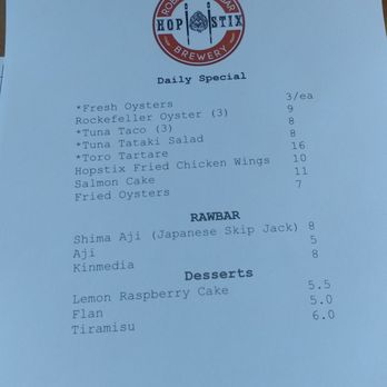 Hopstix - Menu - Breweries Near Me - Chamblee, Georgia