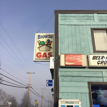 Brown's Corner - a blue building with a sign that says brown's gas - Gas Stations Near Me - Willits, California Brown's Corner - a blue building with a sign that says brown's gas - Gas Stations Near Me - Willits, California