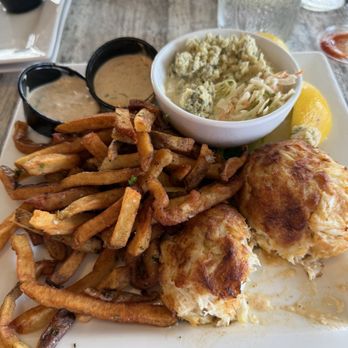 The Point Crab House and Grill - Crab cakes entree - Seafood Near Me - Arnold, Maryland