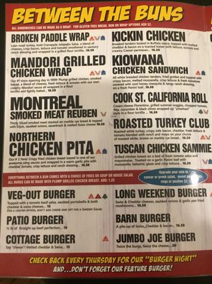 Menu photo 2 The Leeky Canoe Pub & Eatery Meaford, ON Menu photo 2 The Leeky Canoe Pub & Eatery Meaford, ON