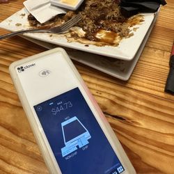 Hibachi Ninja & Rollin’ Creamery - Receipt & food