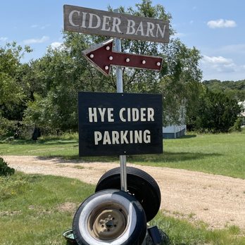 Hye Cider - Signage - Cideries Near Me - Johnson City, Texas