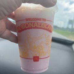 McDonald's - Love the retro cups! Hello childhood.