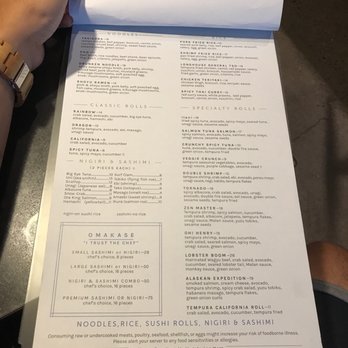 Longhouse - Back Menu - Sushi Bars Near Me - Ridgefield, Washington
