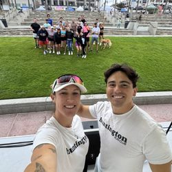 Huntington Beach Pier - Our group of fun and motivated runners led by the awesome Katie and Liam. Saturday 8/16/25.