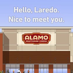 Alamo Drafthouse Cinema Laredo - Concept artwork of the exterior/front entrance. Actual photo(s) coming soon!