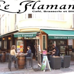 Café le Flamand - Façade et terrasse du café