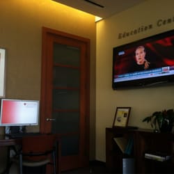Stanford Healthcare Imaging Center - Computers and TV area in the Education Center