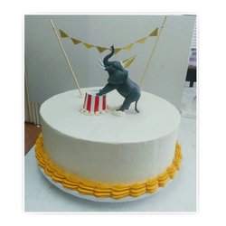 Vintage circus cake