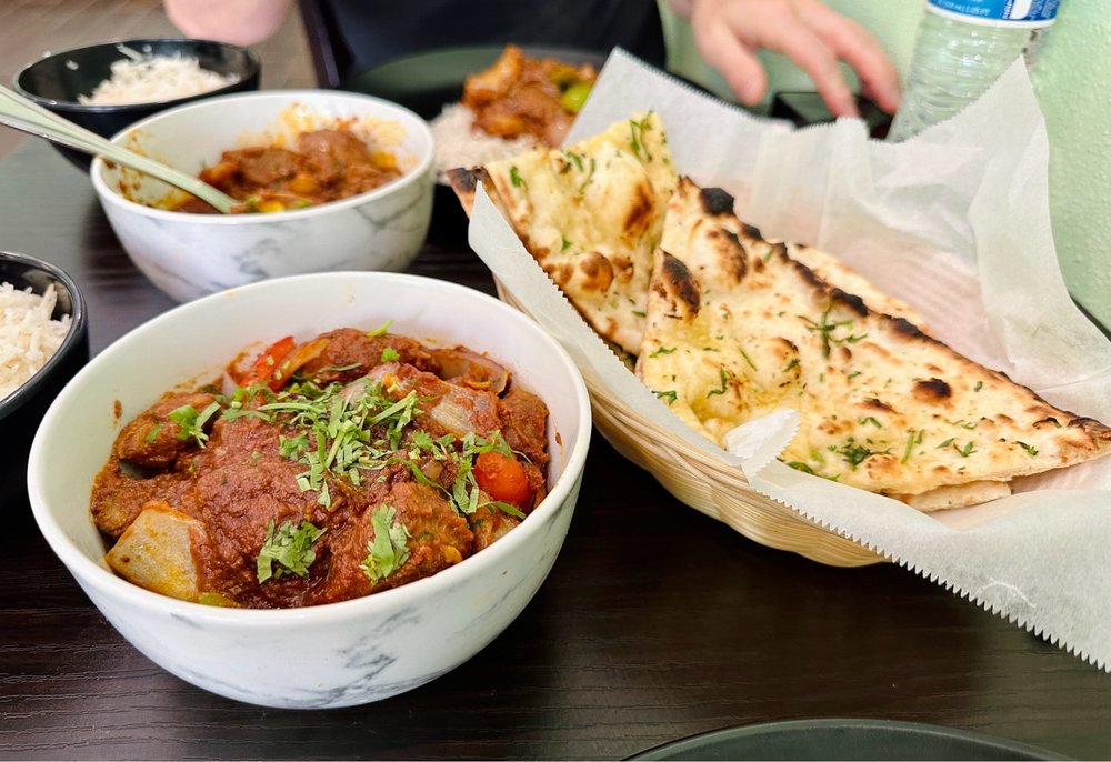 Food from Mint Leaf Indian Bistro