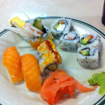 China King Buffet Restaurant - Some of the Sushi offerings they have at lunchtime. - Chinese Near Me - Marshall, Texas