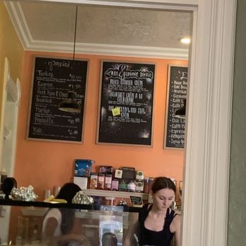 Caffe Torino - Some of what the menu has to offer and a picture of where the  cook the crepes. - Cafes Near Me - Farmington, Utah