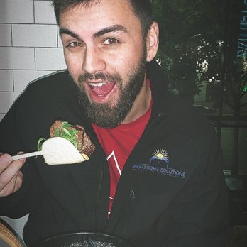 Underbelly - Bestie and his Tankatsu Ramen bowl. About to devour that beef brisket bun. - Bars Near Me - San Diego, California