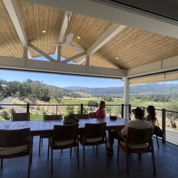 Reverie II - Enjoyed our last tasting on the balcony - Wineries Near Me - Calistoga, California