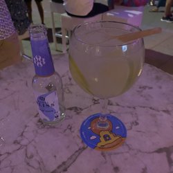 Café Mambo - Green goose & St Germain cocktail