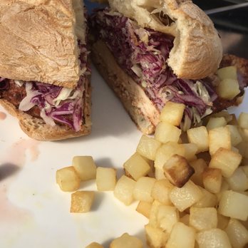 Cafenated Coffee Company - Fried chicken sandwich - Coffee & Tea Near Me - Berkeley, California