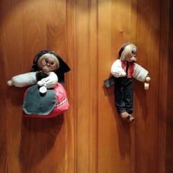 Nusbaumer Distillerie - Eingang zu den Toiletten