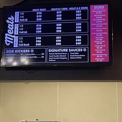 Johnny V's Smoke Shack - Menu