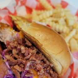 Crunchick - chicken sandwich with fries