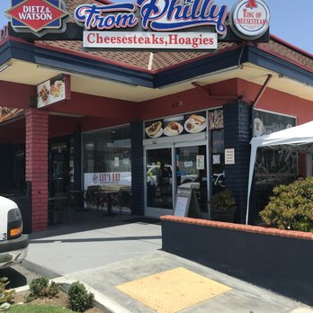From Philly - Entry, with outdoor dining patio on the right. - Cheesesteaks Near Me - Costa Mesa, California From Philly - Entry, with outdoor dining patio on the right. - Cheesesteaks Near Me - Costa Mesa, California