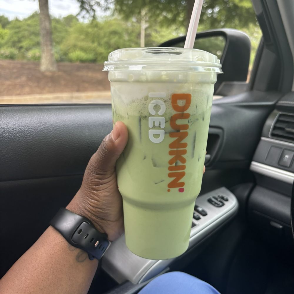 Dunkin Donuts - iced matcha, 3 pumps of liquid sugar, and cold foam. should be about $5.86 for a small! - Donuts Near Me - Austell, Georgia Dunkin Donuts - iced matcha, 3 pumps of liquid sugar, and cold foam. should be about $5.86 for a small! - Donuts Near Me - Austell, Georgia