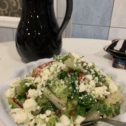 Southampton Spa - Greek salad and mint tea