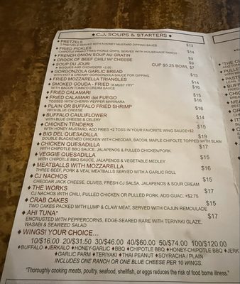 Menu photo 4 CJ Sparrow Pub & Eatery Cheshire, CT Menu photo 4 CJ Sparrow Pub & Eatery Cheshire, CT