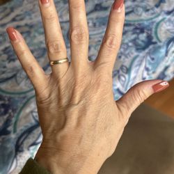 Lux Nails - A little grown out a month later but still not bad!